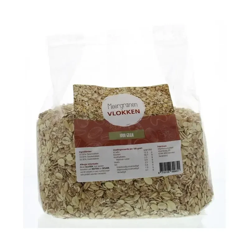 Mijnnatuurwinkel Meergranen vlokken 1 kg