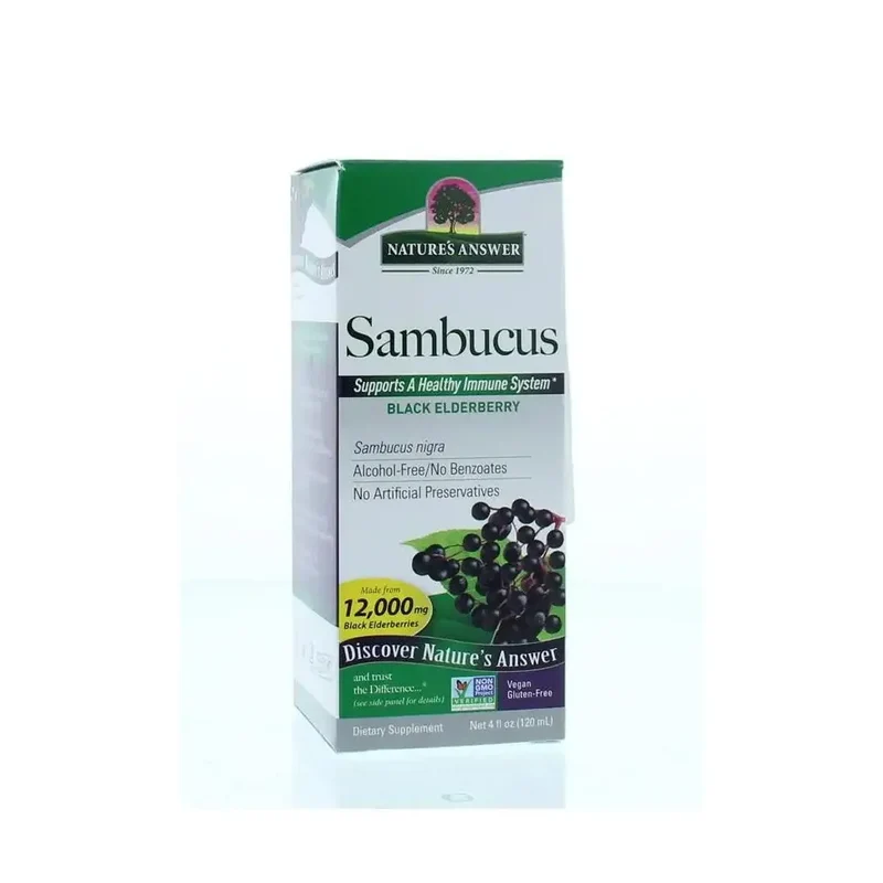 Natures Answer Sambucus vlierbessen extract 120 ml