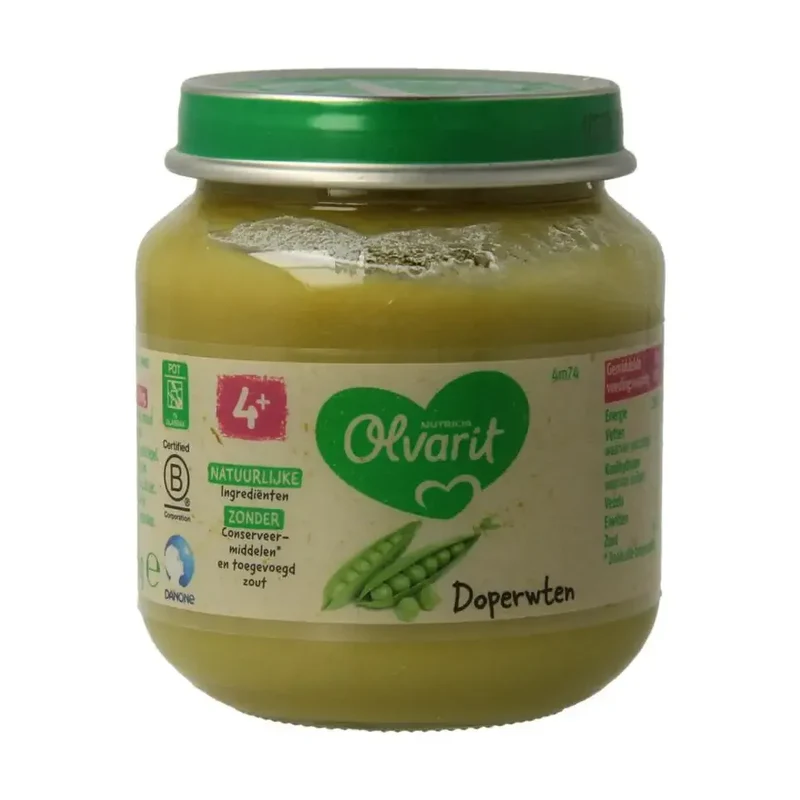 Olvarit Doperwten 4M74 125 gram