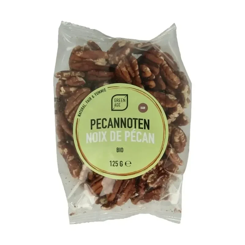 Greenage Pecannoten raw 125 gram