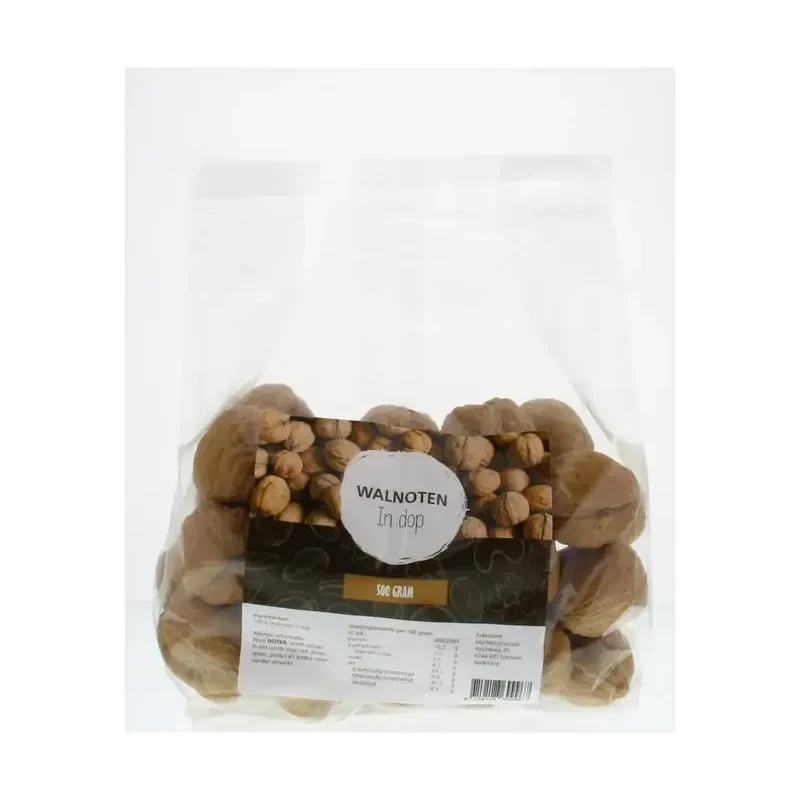 Mijnnatuurwinkel Walnoten in dop 500 gram