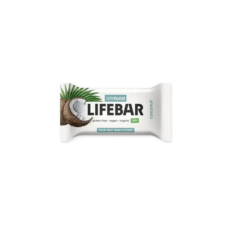 Lifefood Mini lifebar energiereep kokos raw & 25 gram