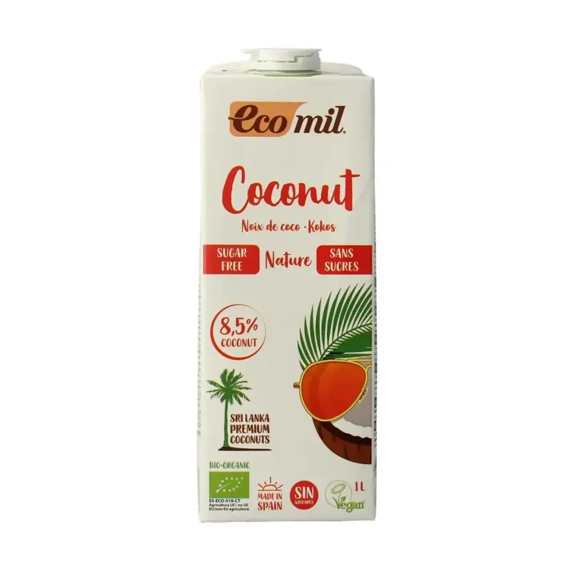 Ecomil Kokosmelk naturel 1 liter