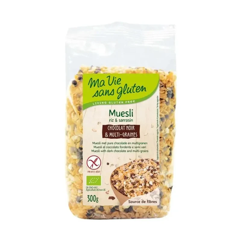 Ma Vie Sans Gluten Muesli chocolade en multigranen 300 gram