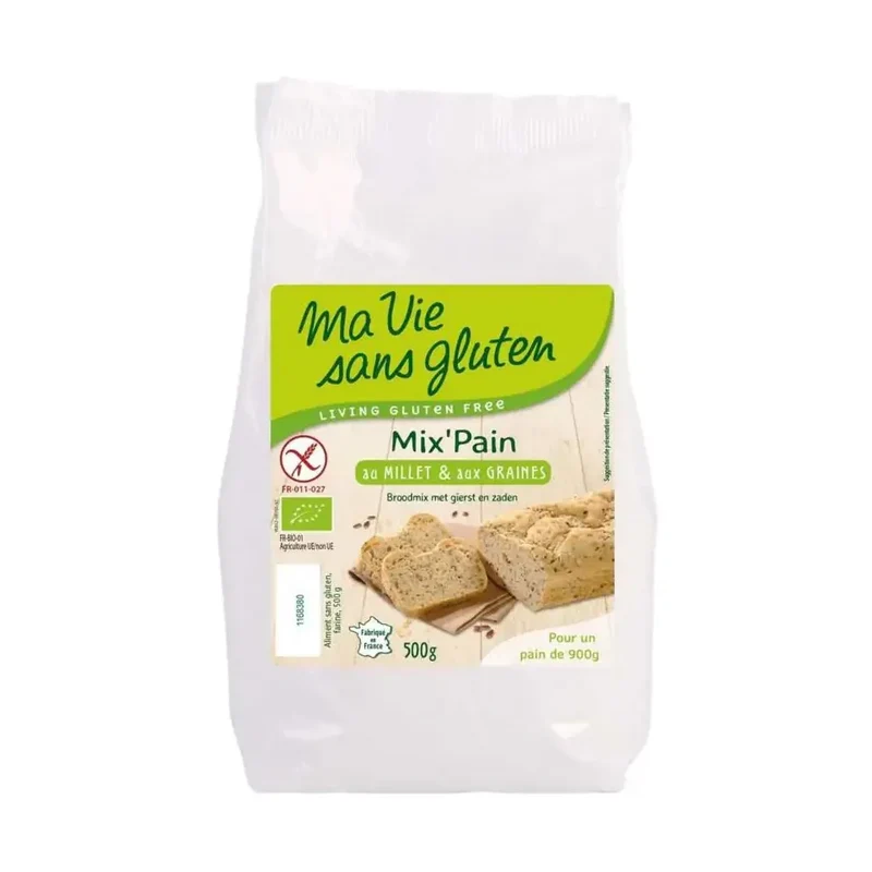 Ma Vie Sans Gluten Broodmeel met gierst en zaden 500 gram