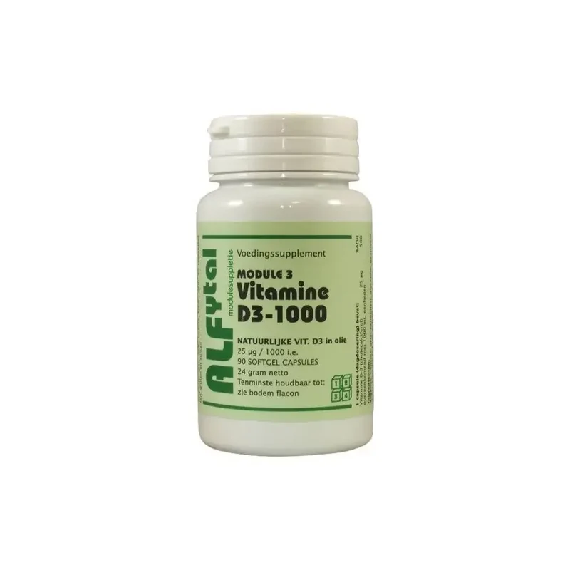 Alfytal Vitamine D3-1000 90 softgels