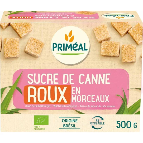 Primeal Bruine rietsuiker klontjes