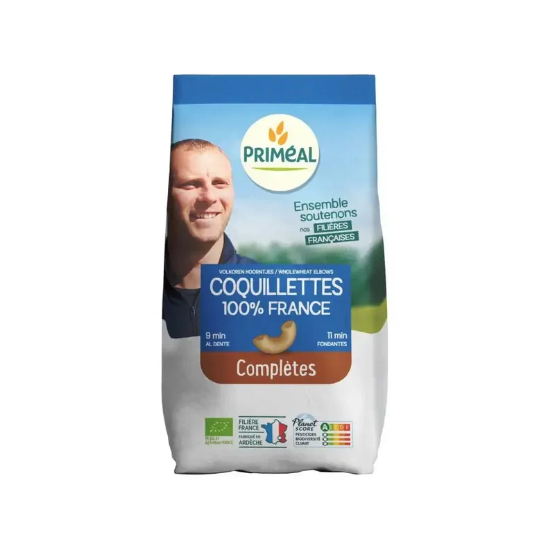 Primeal Volkoren hoorntjes 500 gram