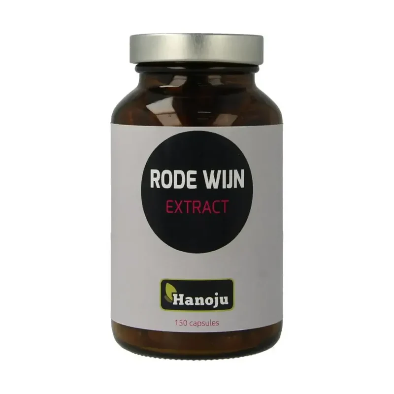 Hanoju Rode wijn extract 250 mg 150 vcaps