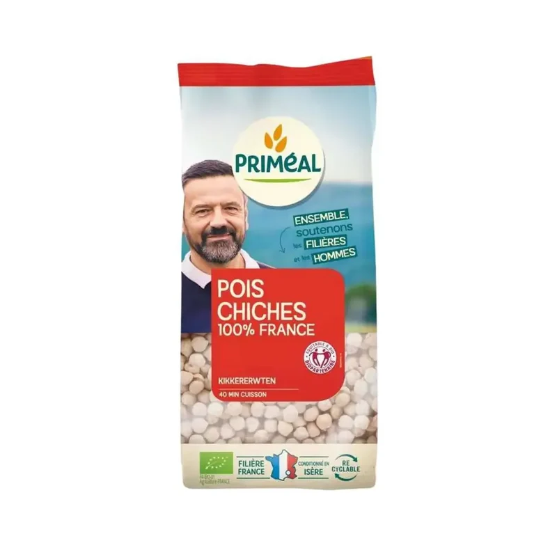 Primeal Kikkererwten uit Frankrijk 500 gram