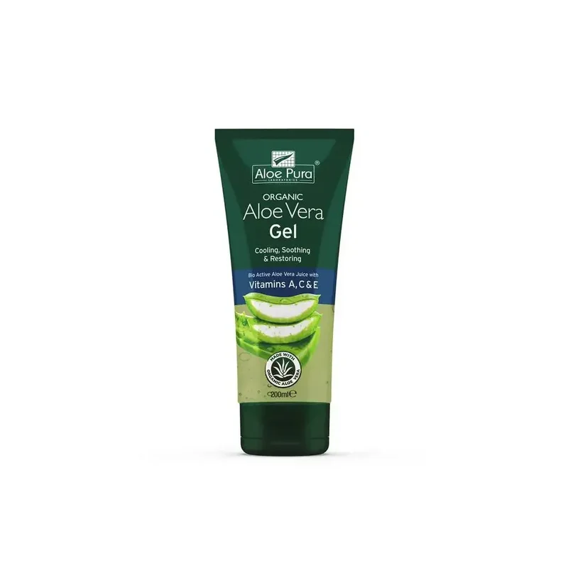 Optima Aloe pura aloe vera gel organic vitamine A C E 200 ml