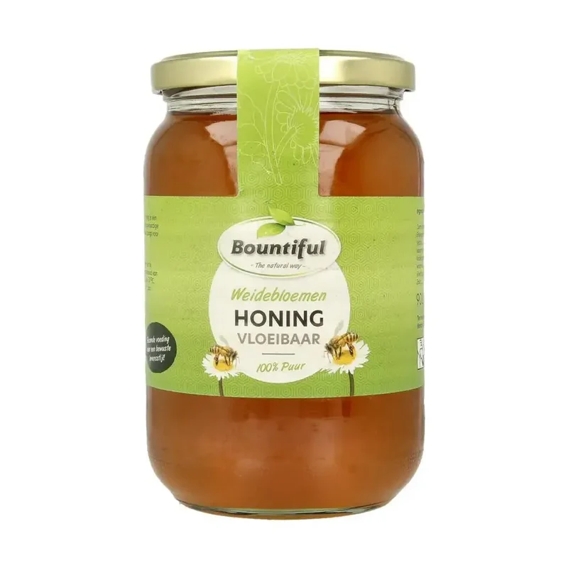 Bountiful Weidebloemen honing vloeibaar 900 gram
