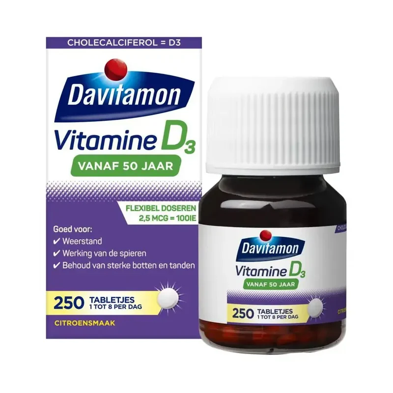 Davitamon Vitamine D 50+ 250 tabletten