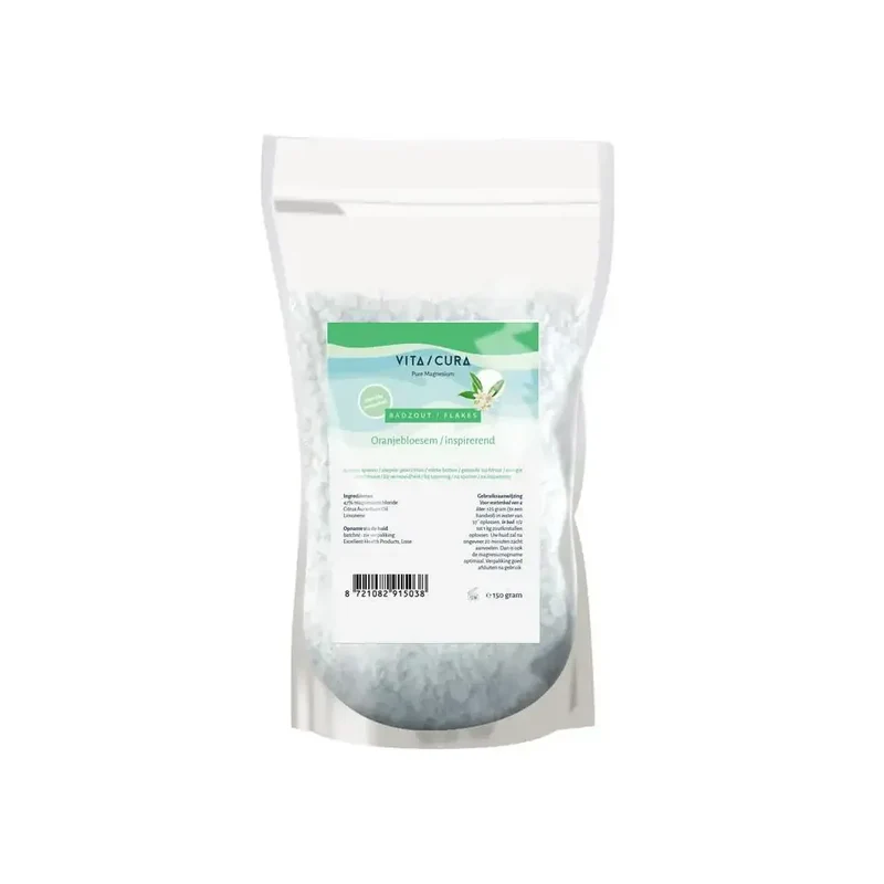 Vitacura Magnesium zout flakes oranjebloeem 150 gram