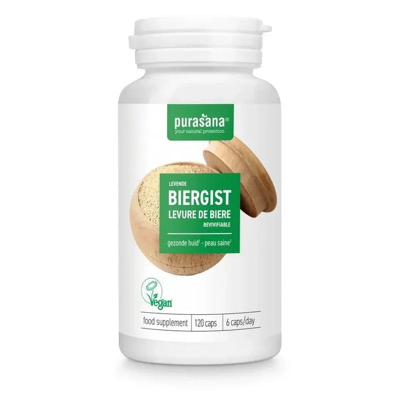 Purasana Levende biergist 120 capsules