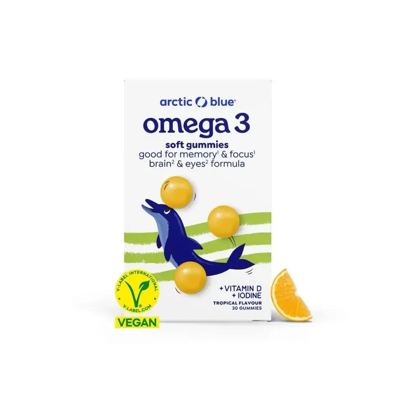 Arctic Blue Omega 3 gummie vegan 30 gummies