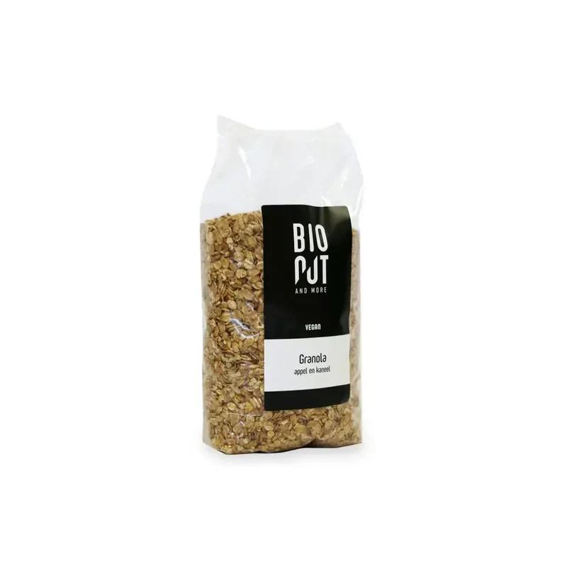 Bionut Granola appel & kaneel bio 750 gram