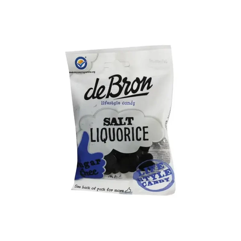 De Bron Klavertjes zout/salt liquorice 100 gram