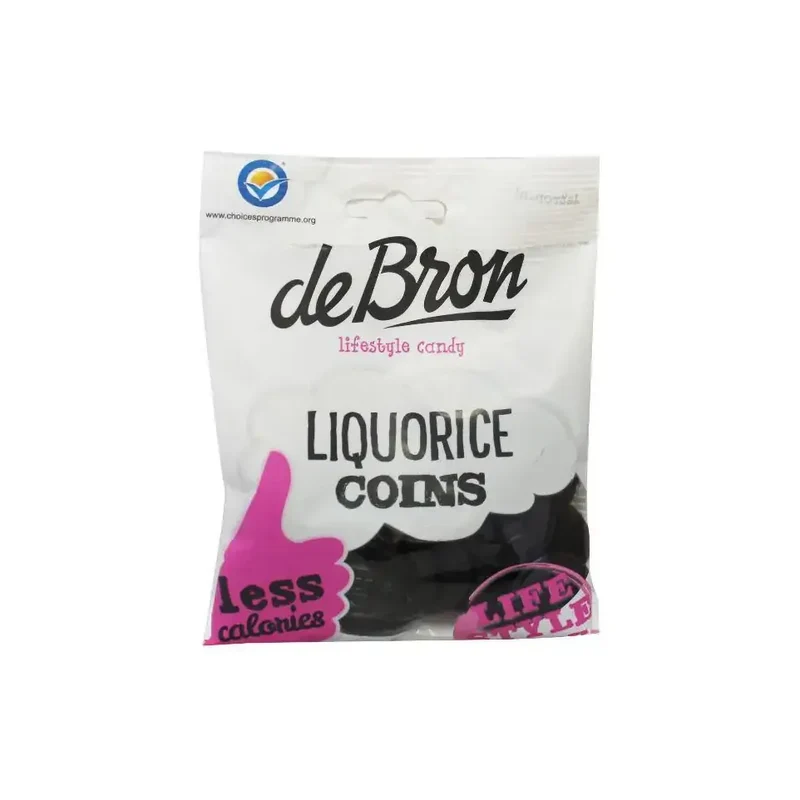 De Bron Muntendrop/liquorice coins 100 gram