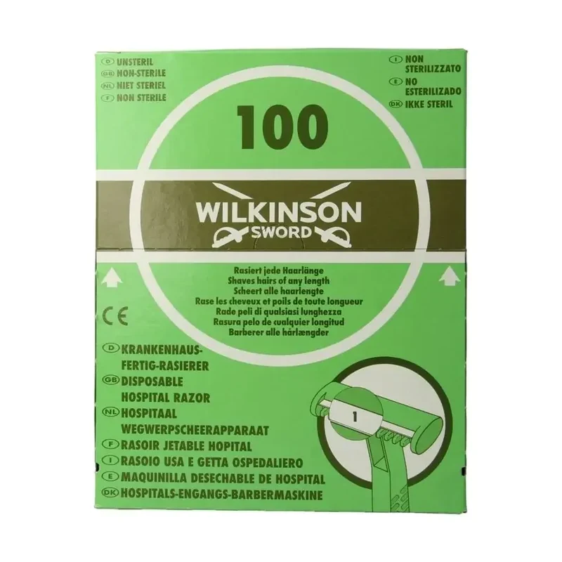 Wilkinson Hospital disposable singles 100 stuks