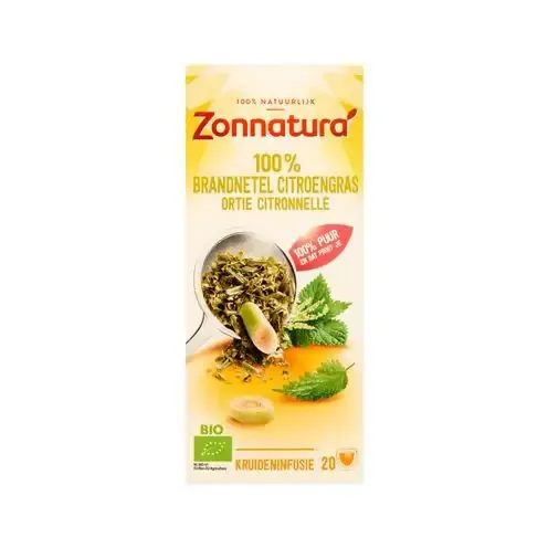 Zonnatura Brandnetel citroengras 20 zakjes