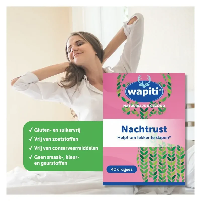 Wapiti Nachtrust 40 dragees