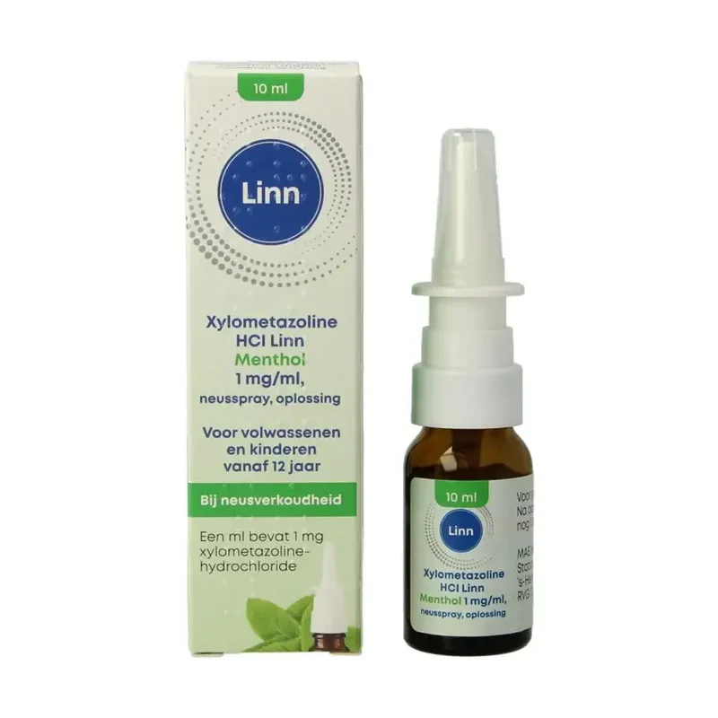 Linn Neusspray xylometazoline/menthol 1 mg 10 ml