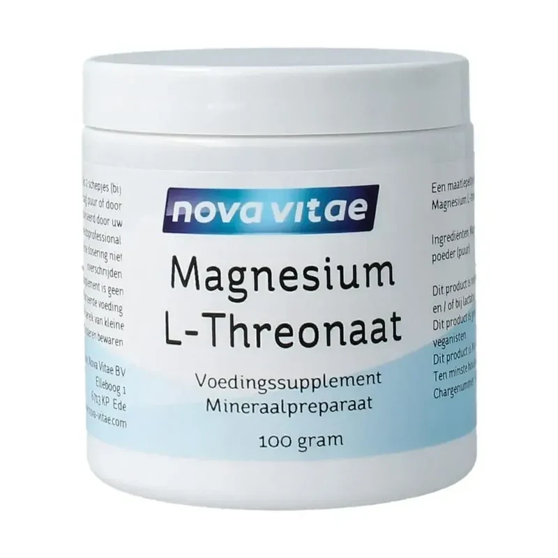 Nova Vitae Magnesium L-threonaat poeder 100 gram