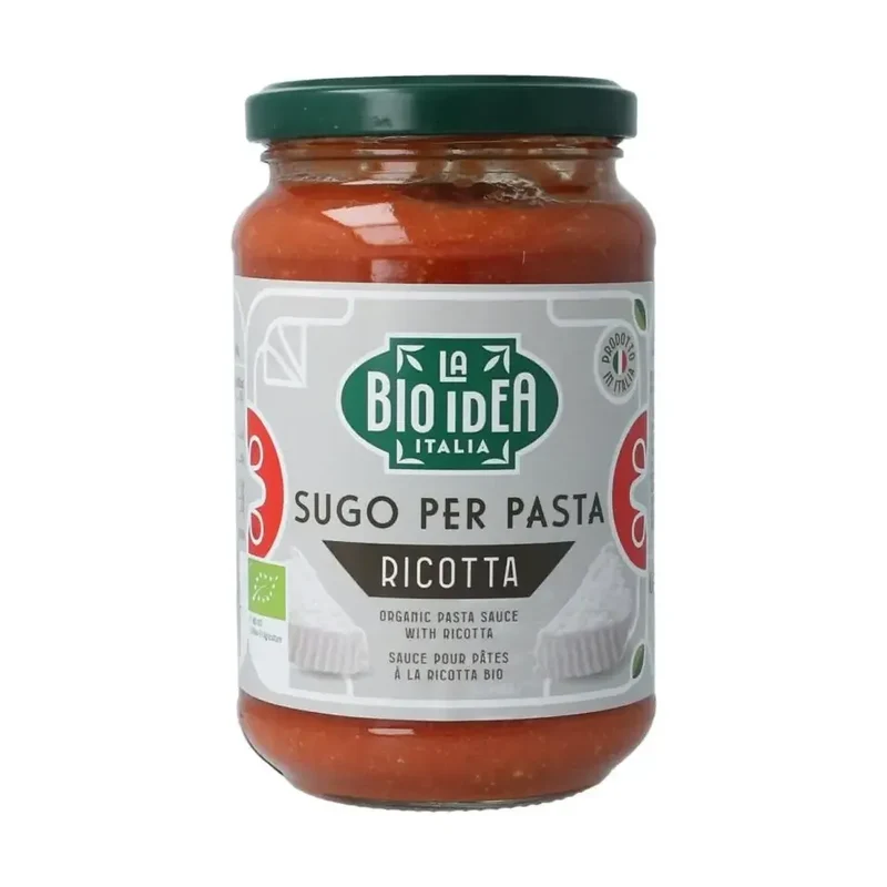 La Bio Idea Pastasaus ricotta 340 gram