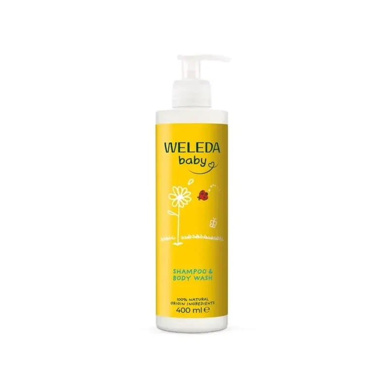 Weleda Calendula shampoo & douchecreme biologisch 400 ml