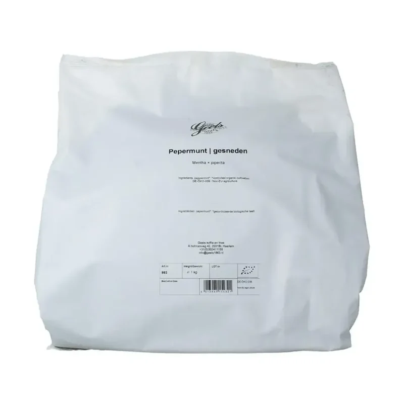 Geels koffie en thee Pepermuntblad gesneden 1 kg