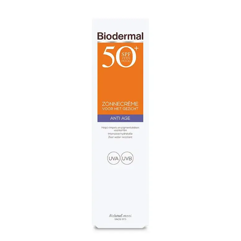 Biodermal Anti age creme gezicht SPF50+ 40 ml