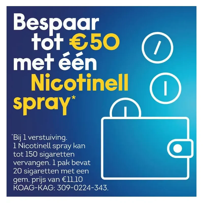 Nicotinell Mondspray 1 mg duoverpakking 2 x 15 ml