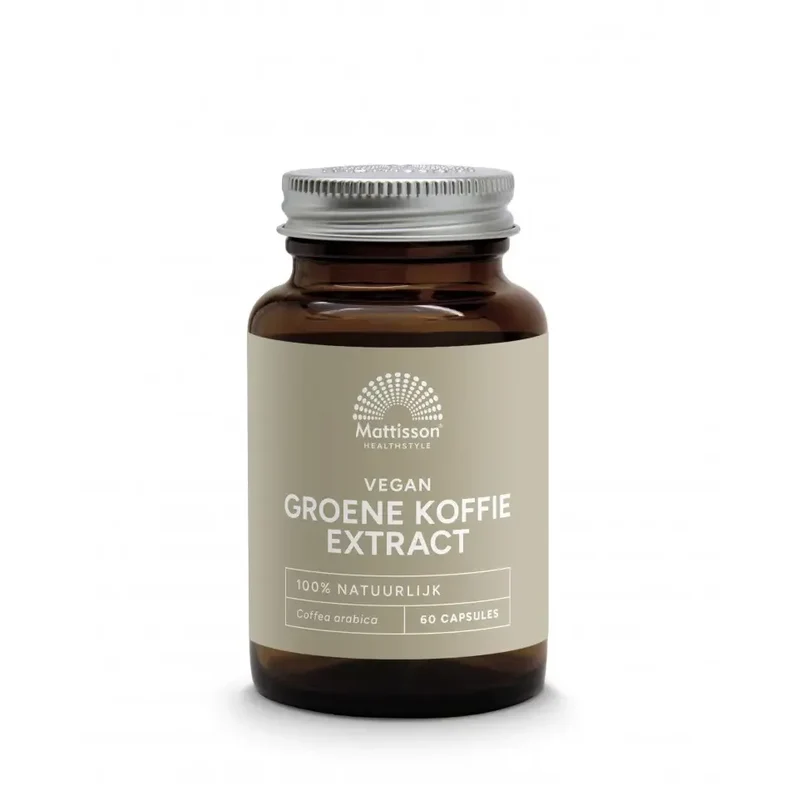 Mattisson Groene koffiebonen extract 500 mg 60 vcaps