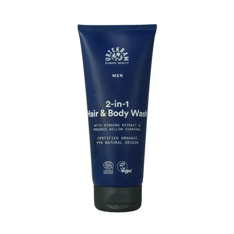 Urtekram Men haar en body wash 200 ml