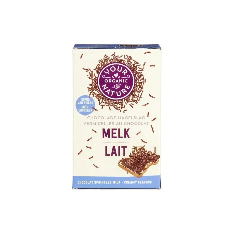 Your Organic Nature Hagelslag melk bio 225 gram