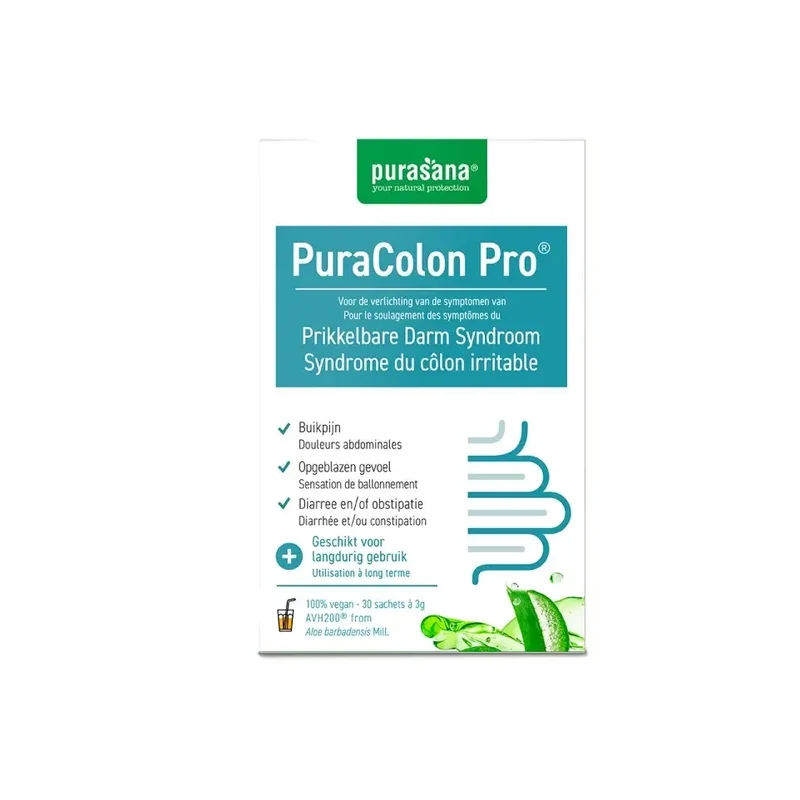 Purasana Puracolon pro prikkelbare darm syndroom 30 sachets
