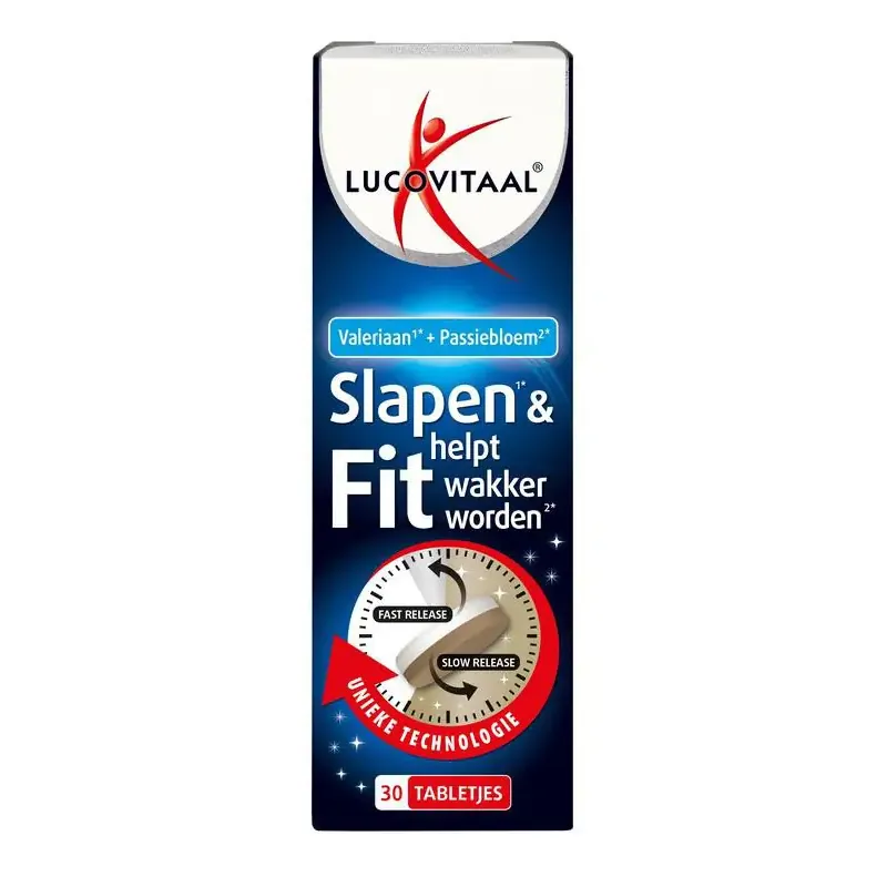 Lucovitaal Slapen & fit wakker worden 30 tabletten
