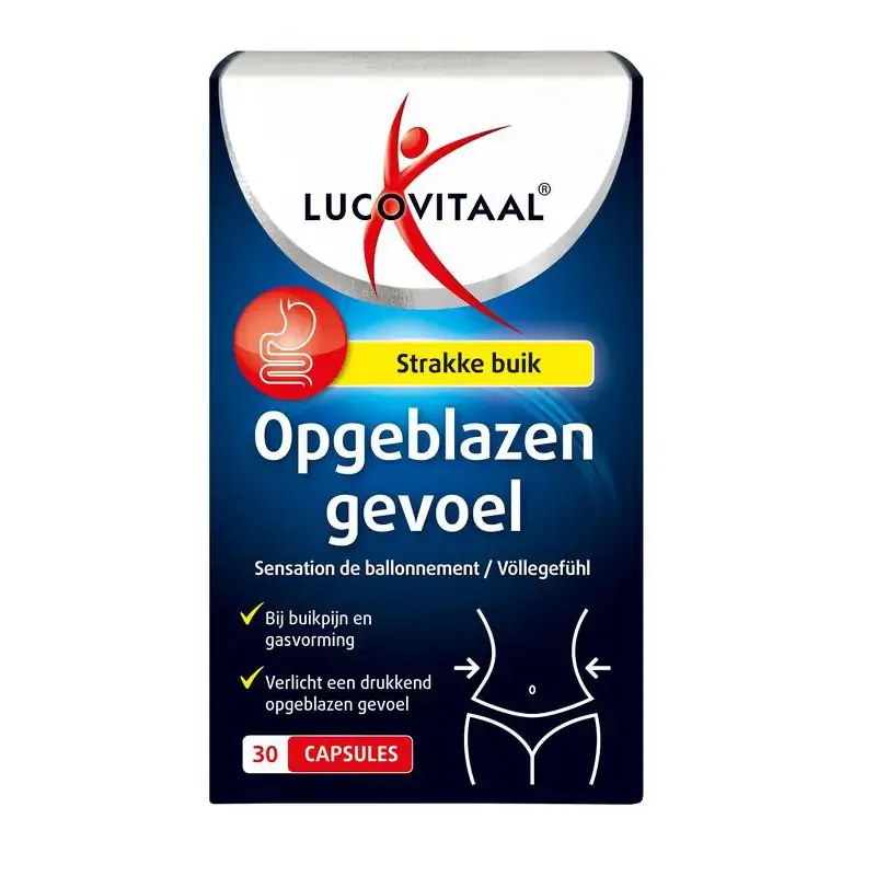 Lucovitaal Opgeblazen gevoel 30 capsules