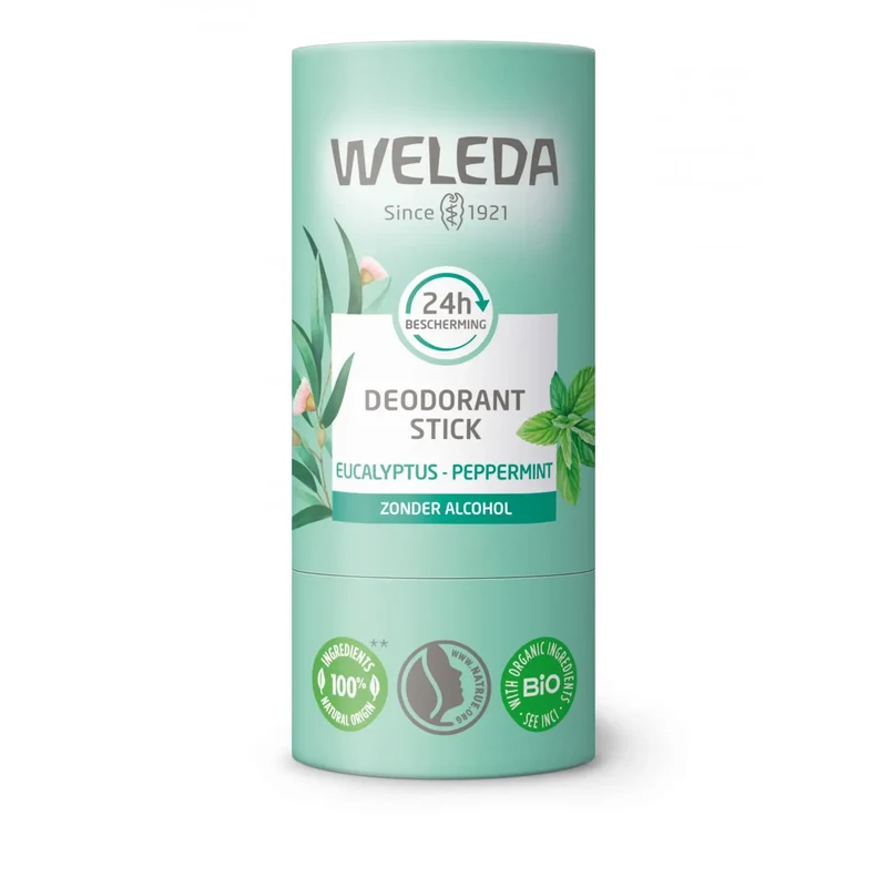 Weleda Deodorant stick eucalyptus + peppermint 24U 50 gram