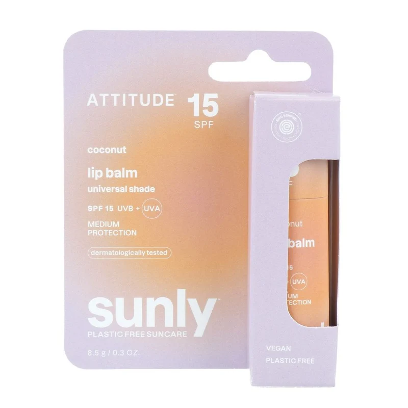 Attitude Sun care lipstick plasticvrij SPF15 9 gram