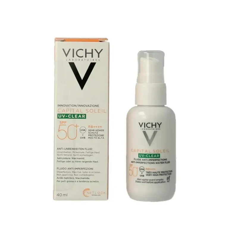 Vichy Capital soleil uv-clear anti-onzuiver fluide spf 5 40 ml