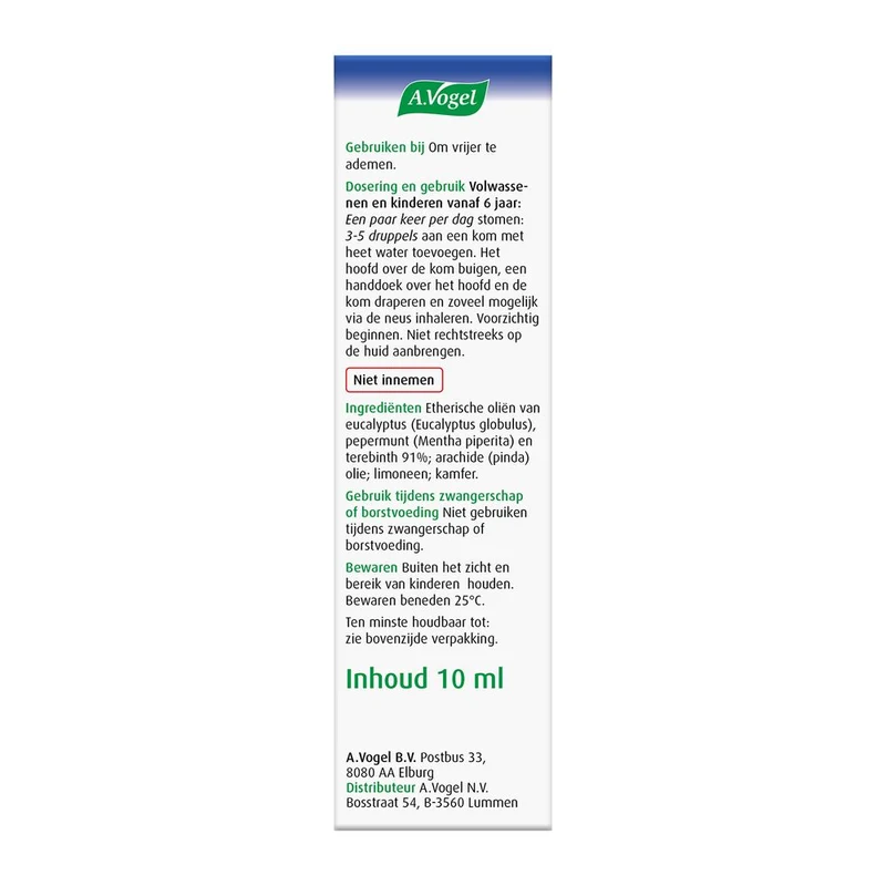 A Vogel Cinuforce inhalatiedruppels 10 ml