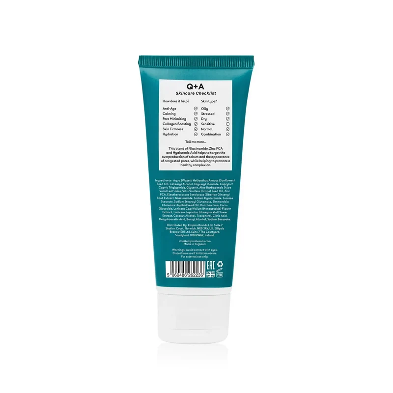 Q+A Zinc PCA daily moisturiser 75 ml