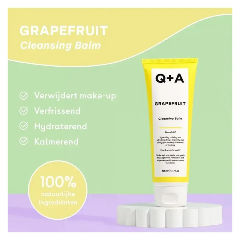 Q+A Grapefruit cleansing balm 125 ml
