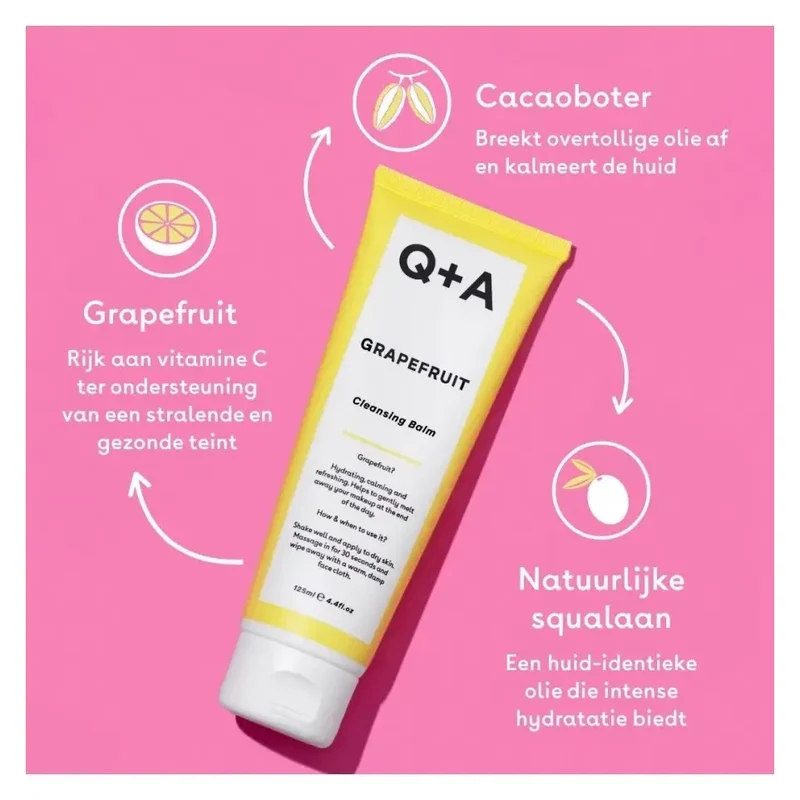 Q+A Grapefruit cleansing balm 125 ml