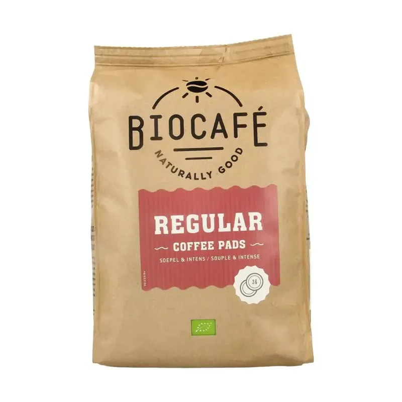 Biocafe Coffee Pads Regular 36 stuks