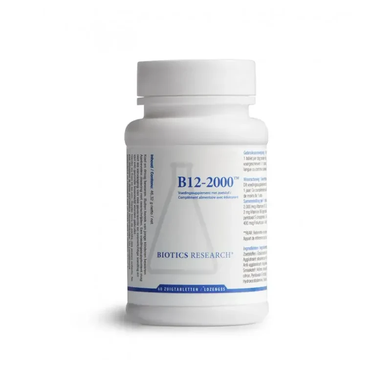 Biotics B12-2000 60 tabletten