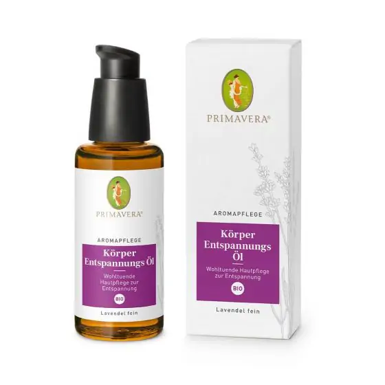 Primavera Lichaamsontspanningsolie biologisch 50 ml