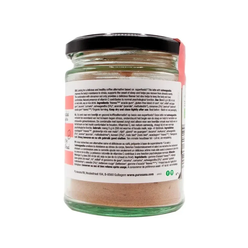 Purasana Latte ashwagandha kaneel 120 gram